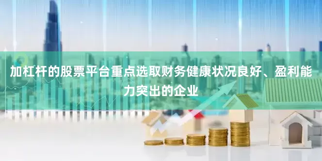 加杠杆的股票平台重点选取财务健康状况良好、盈利能力突出的企业